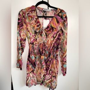 Zara Multicolored Mini Dress